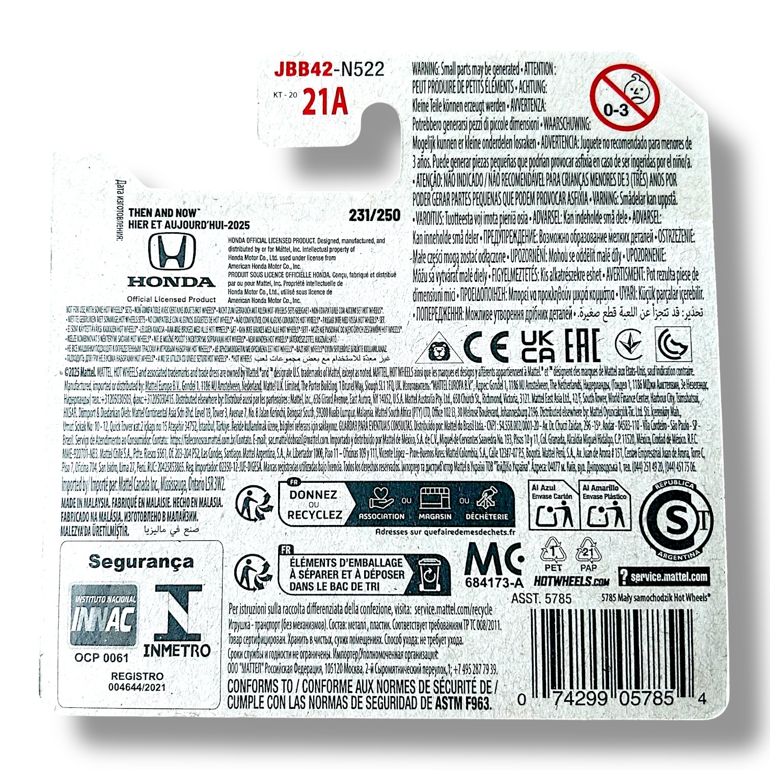 HOT WHEELS 1973 Honda Civic Custom 