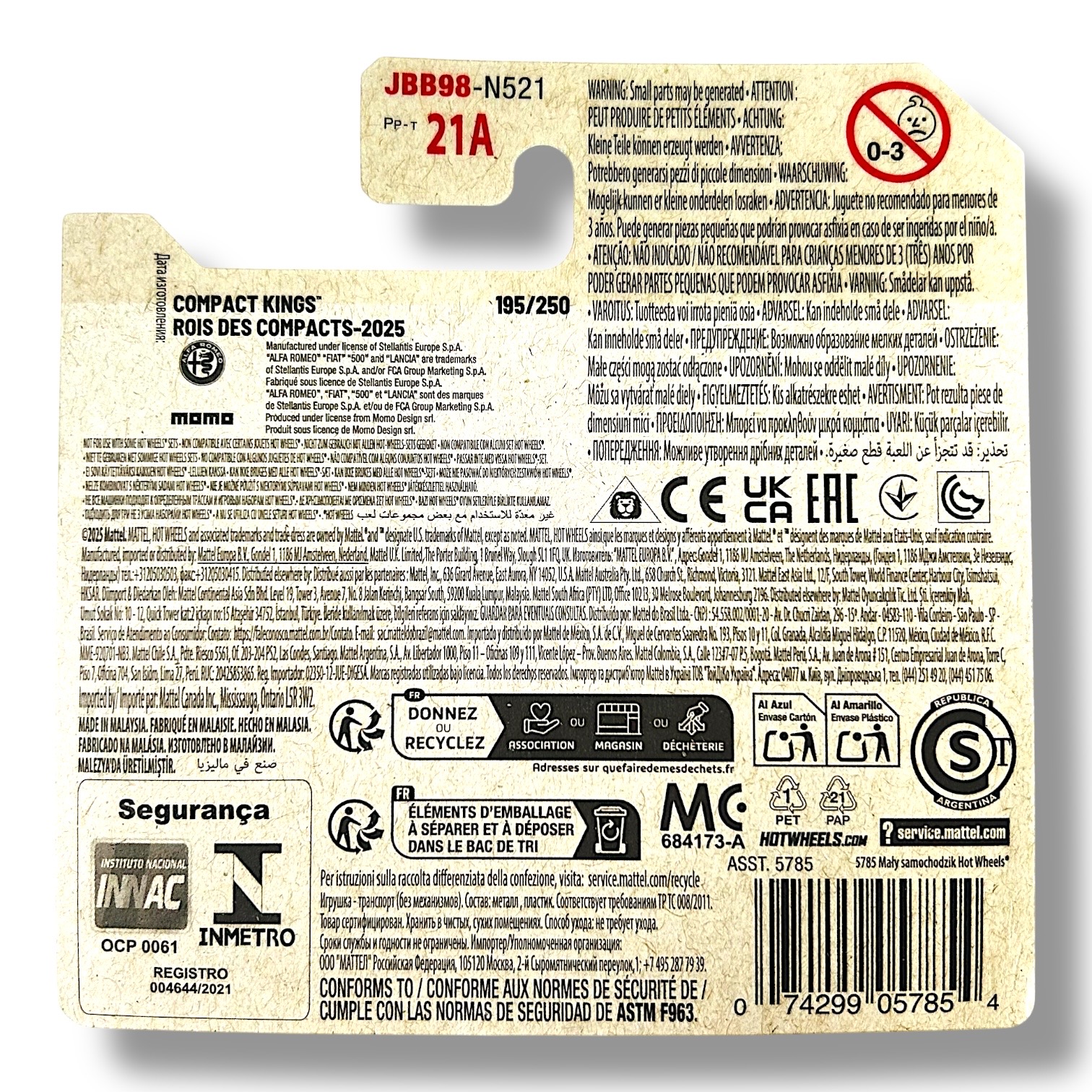 HOT WHEELS Alfa Romeo Giulia TI Super