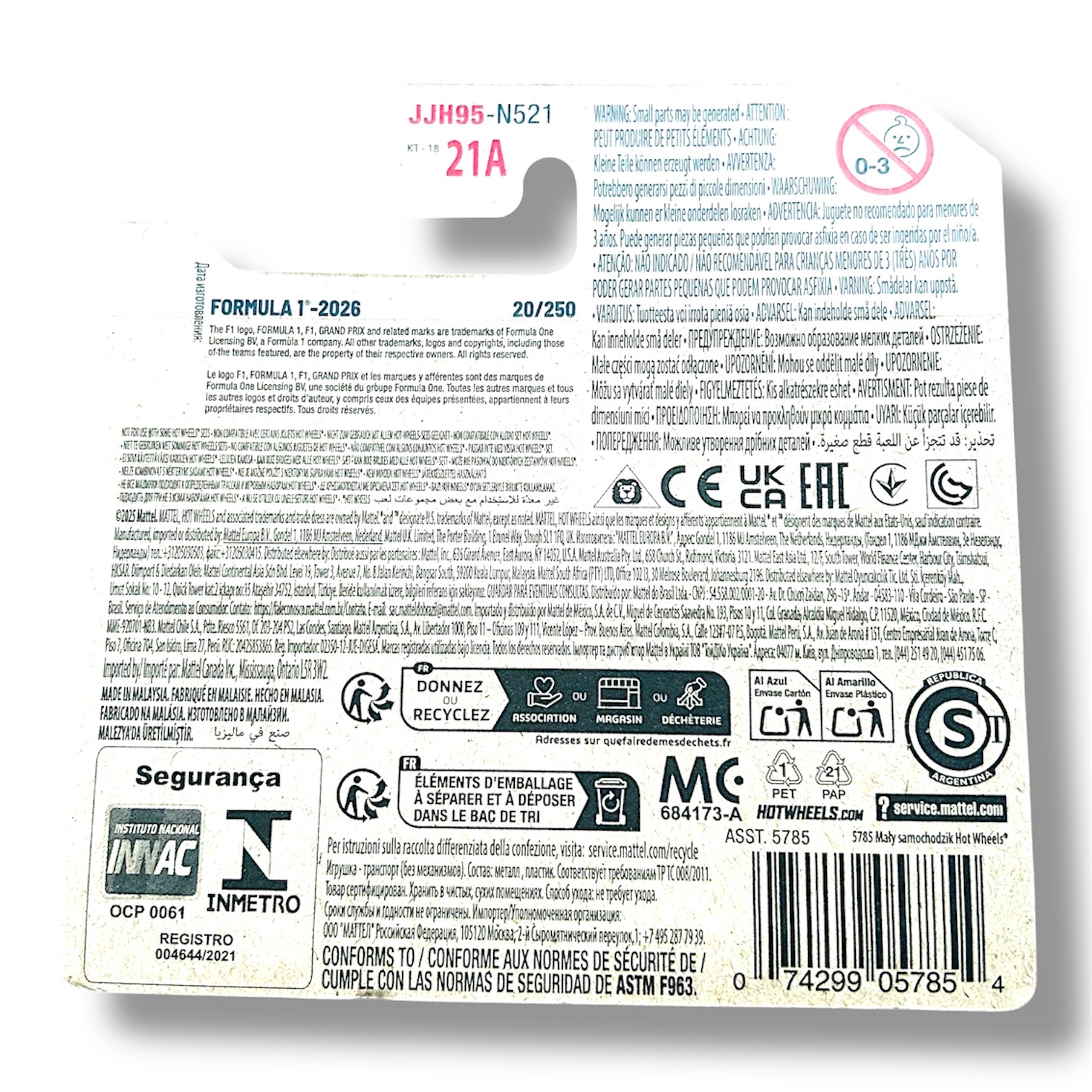 HOT WHEELS McLaren Formula 1