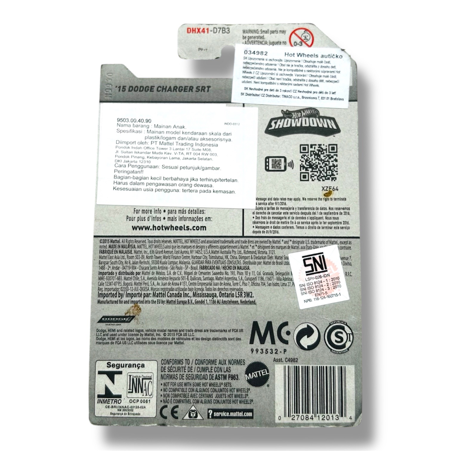 HOT WHEELS 2015 Dodge Charger SRT