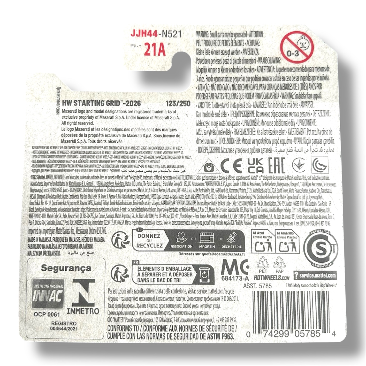 HOT WHEELS Maserati Tipo 61