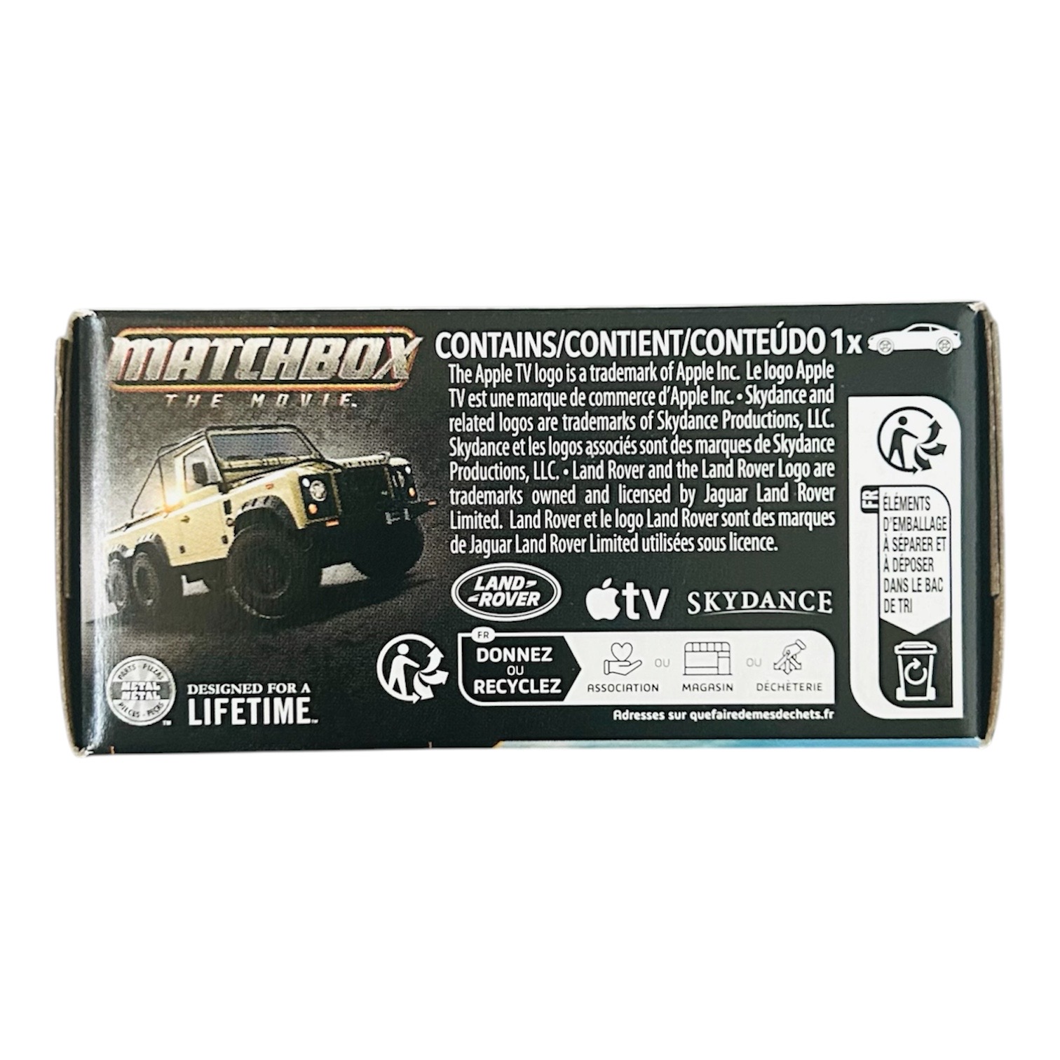 Matchbox Land Rover 6x6 The Movie series