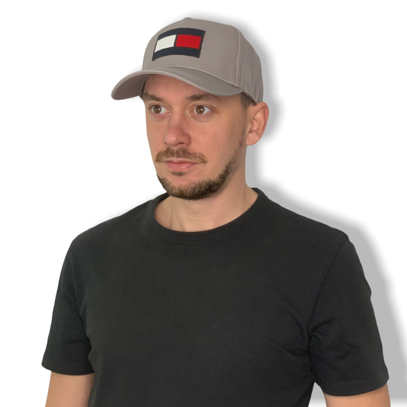 Šedá kšiltovka Tommy Hilfiger Corporate Icon 