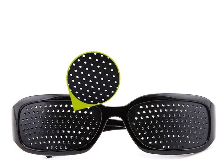 Černé párty brýle Shutter Pinhole Sport
