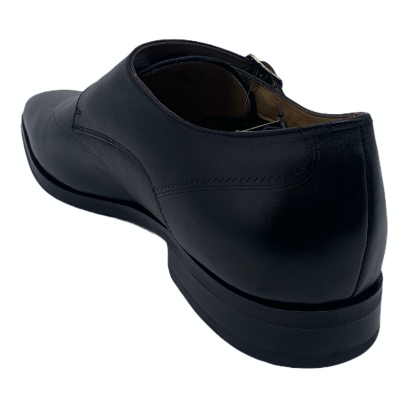 Černé kožené boty Marks and Spencer Derby Monk EU 46
