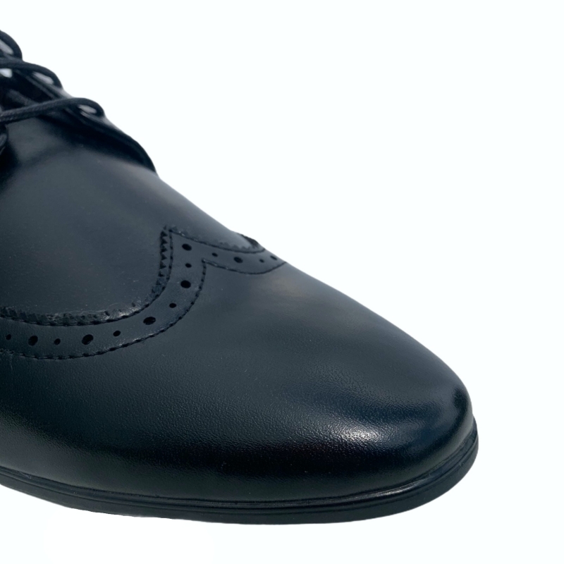 Černé polobotky Marks and Spencer Derby Brogue EU 42