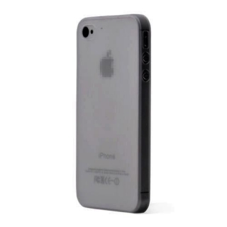 Šedý ultra tenký kryt 0.3 MM  pro Apple iPhone 4/4S