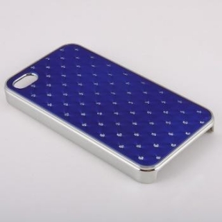 Modrý kryt Diamanty pro Apple iPhone 4/4S