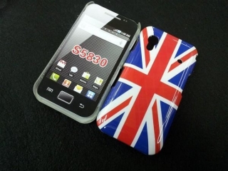 Plastový kryt UK pro Samsung Galaxy Ace