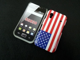 Plastový kryt USA pro Samsung Galaxy Ace