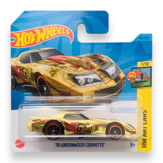 HOT WHEELS - 1976 Greenwood Corvette ART