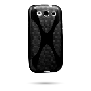 Černý kryt X-line pro Samsung Galaxy S3