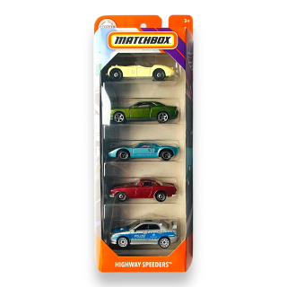 Matchbox 5x pack Highway Speeders