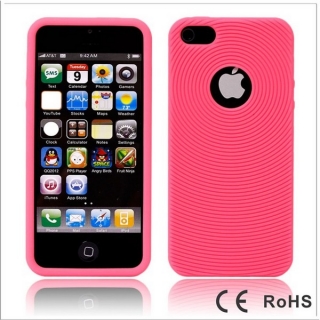 Světle růžový kryt Wave pro Apple iPhone 5/5S