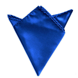 Modrý kapesníček Satin