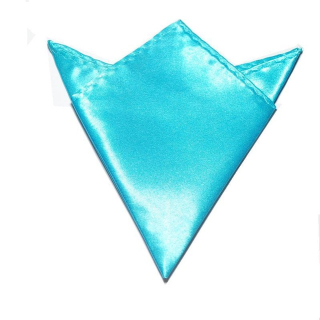 Tyrkysový kapesníček Satin
