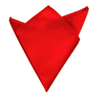 Červený kapesníček Satin