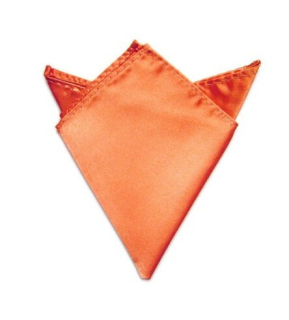Oranžový kapesníček Satin
