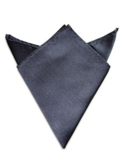 Šedý kapesníček Satin