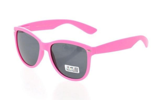 Růžové sluneční brýle Wayfarer Matte