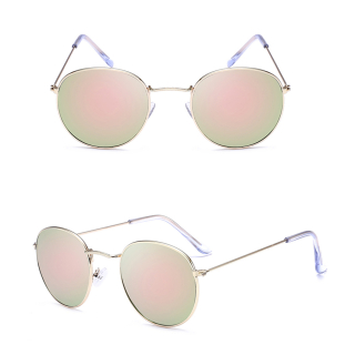 Stříbrné bronzově zrcadlové sluneční brýle Oculos