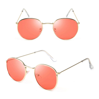 Zlaté červeně sluneční brýle Oculos