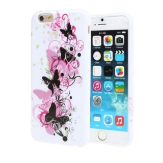 Silikonový kryt Motýlci pro Apple iPhone 6