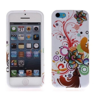Silikonový kryt Abstrakce pro Apple iPhone 5C