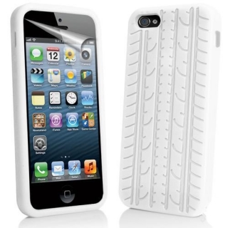 Čirý kryt Pneumatika pro Apple iPhone 5/5S