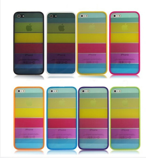 Barevný kryt Duha pro Apple iPhone 5/5S