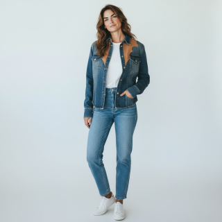 Bunda Retro Jeans Anasta vel. M