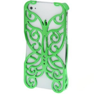 Zelený kryt Motýlek pro Apple iPhone 4/4S