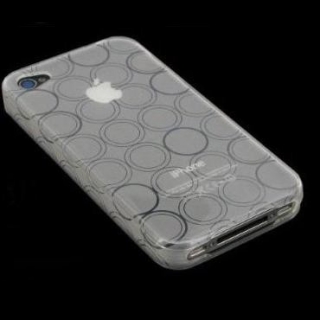 Šedý kryt Round pro Apple iPhone 4/4S