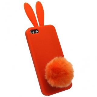 Oranžový kryt Rabbit pro Apple iPhone 4/4S