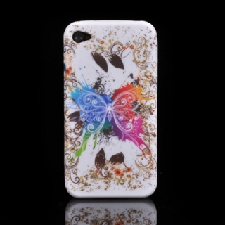 Plastový kryt Motýl Abstrakce pro Apple iPhone 4/4S