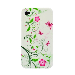Plastový kryt Květiny I. pro Apple iPhone 4/4S