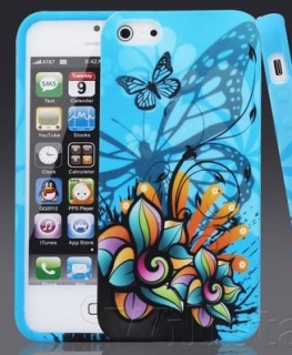 Silikonový kryt Abstrakce pro Apple iPhone 5/5S