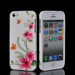 Silikonový kryt Motýlci I. pro Apple iPhone 5/5S