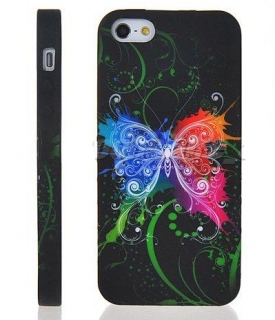 Silikonový kryt Motýlek pro Apple iPhone 5/5S