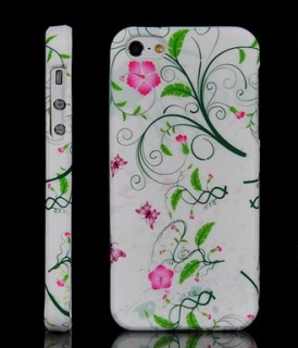 Silikonový kryt Květiny I. pro Apple iPhone 5/5S