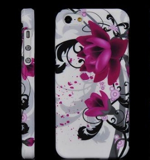Silikonový kryt Květiny II. pro Apple iPhone 5/5S